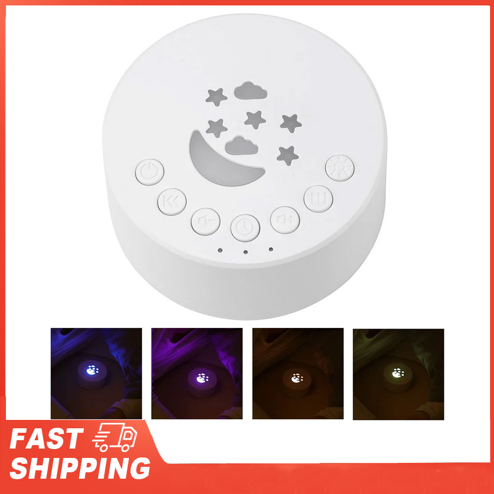 Baby Sound Machine White - آلة نوم الطفل سطح المكتب آلة