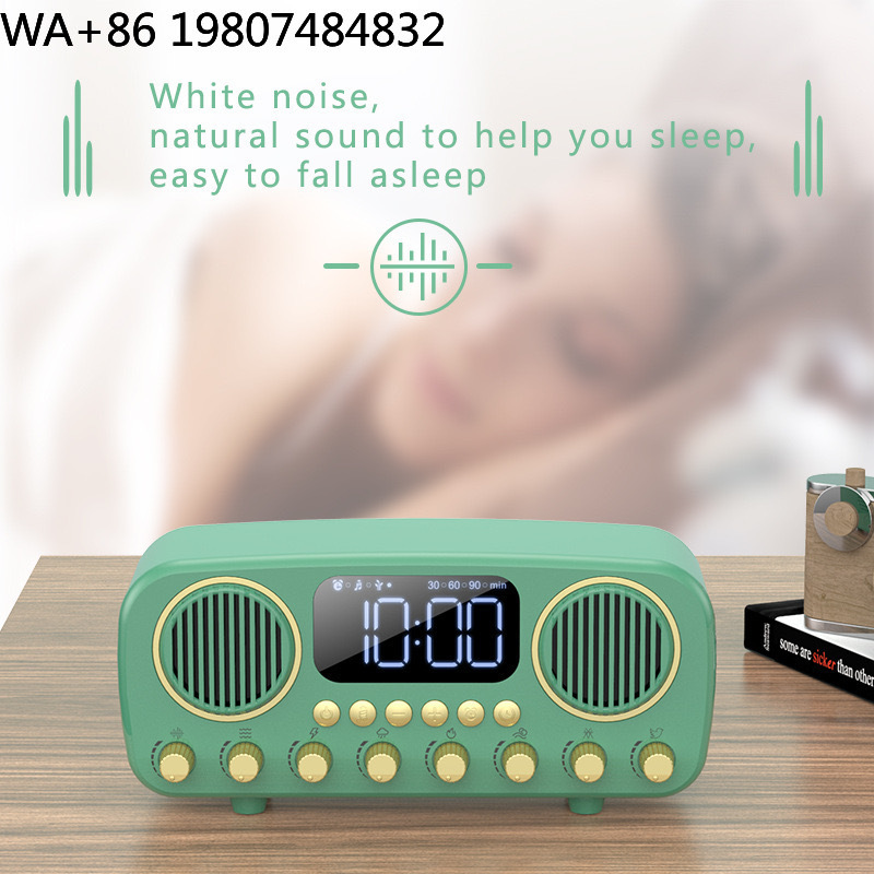 Sound Sleep Trainer Clock - ساعة منبه لاسلكية بتصميم كلاسيكي مع