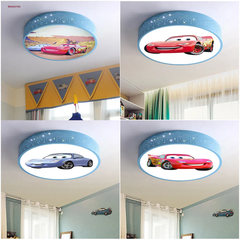 Baby Nursery Ceiling Light - 2025 الكرتون سيارة مصباح سقف Led