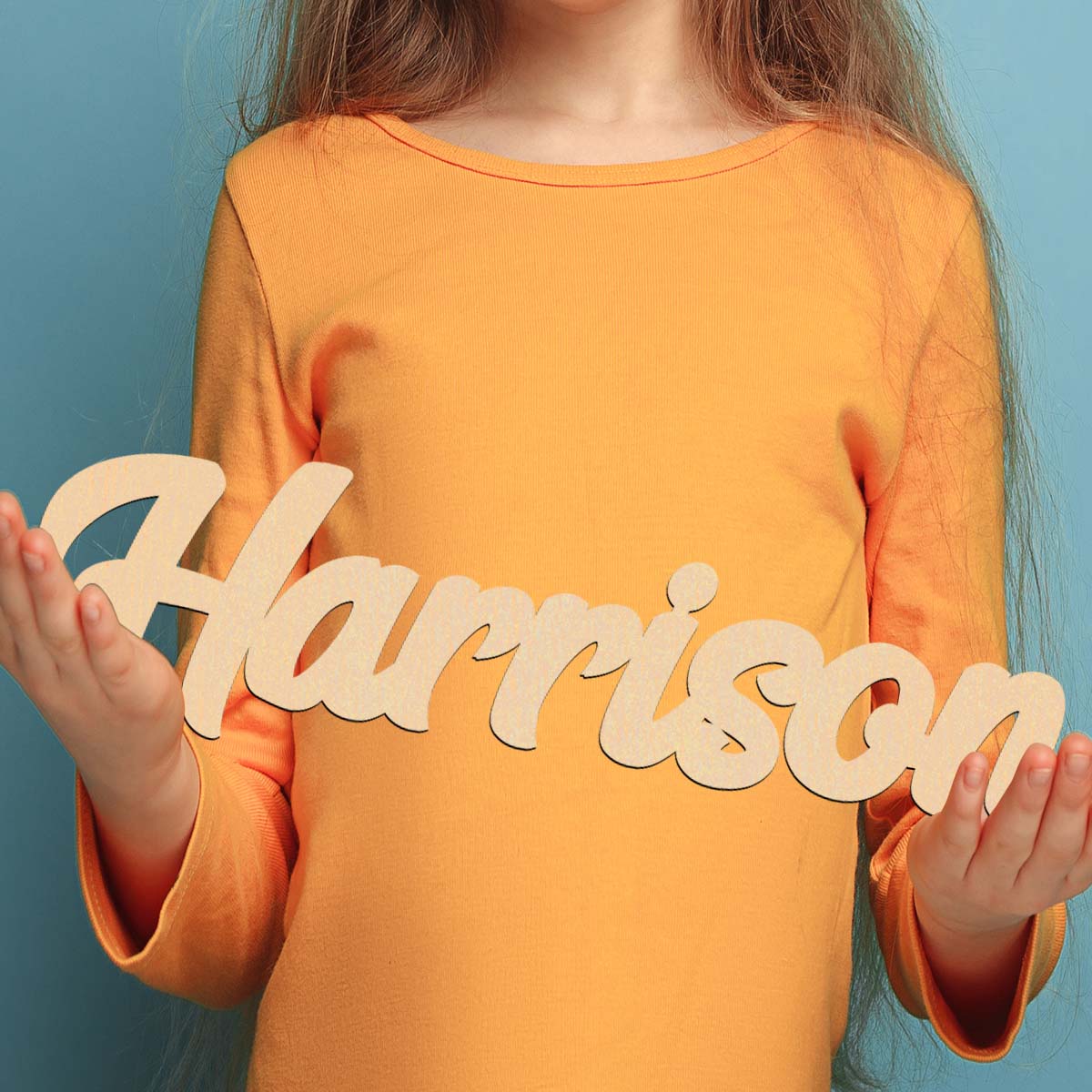Baby Name Wall Art - علامات أسماء مخصصة من الخشب الصلب