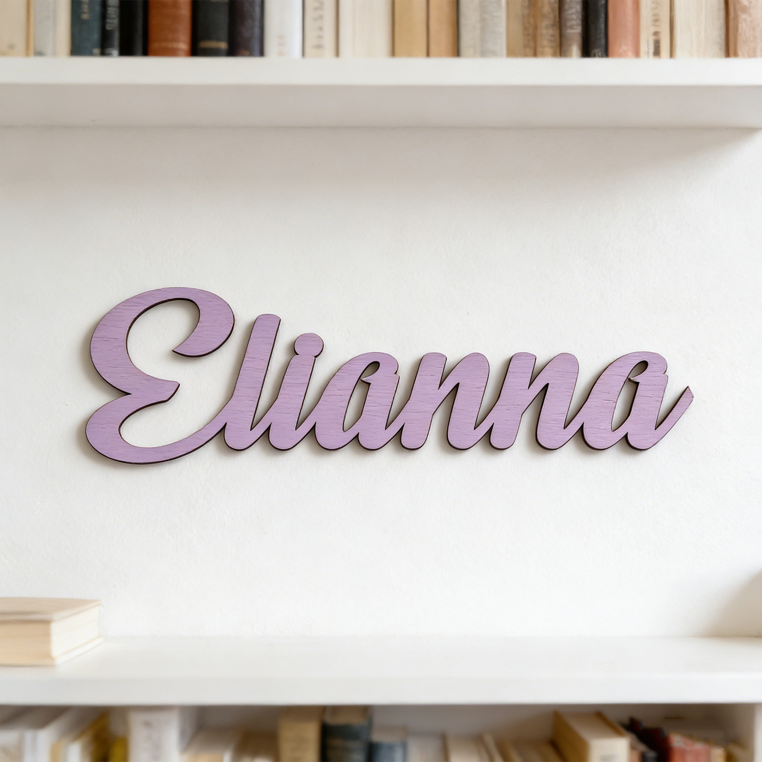 قطعة واحدة من لافتة اسم خشبية  - مراجعة Baby Name Wall Art وسعره