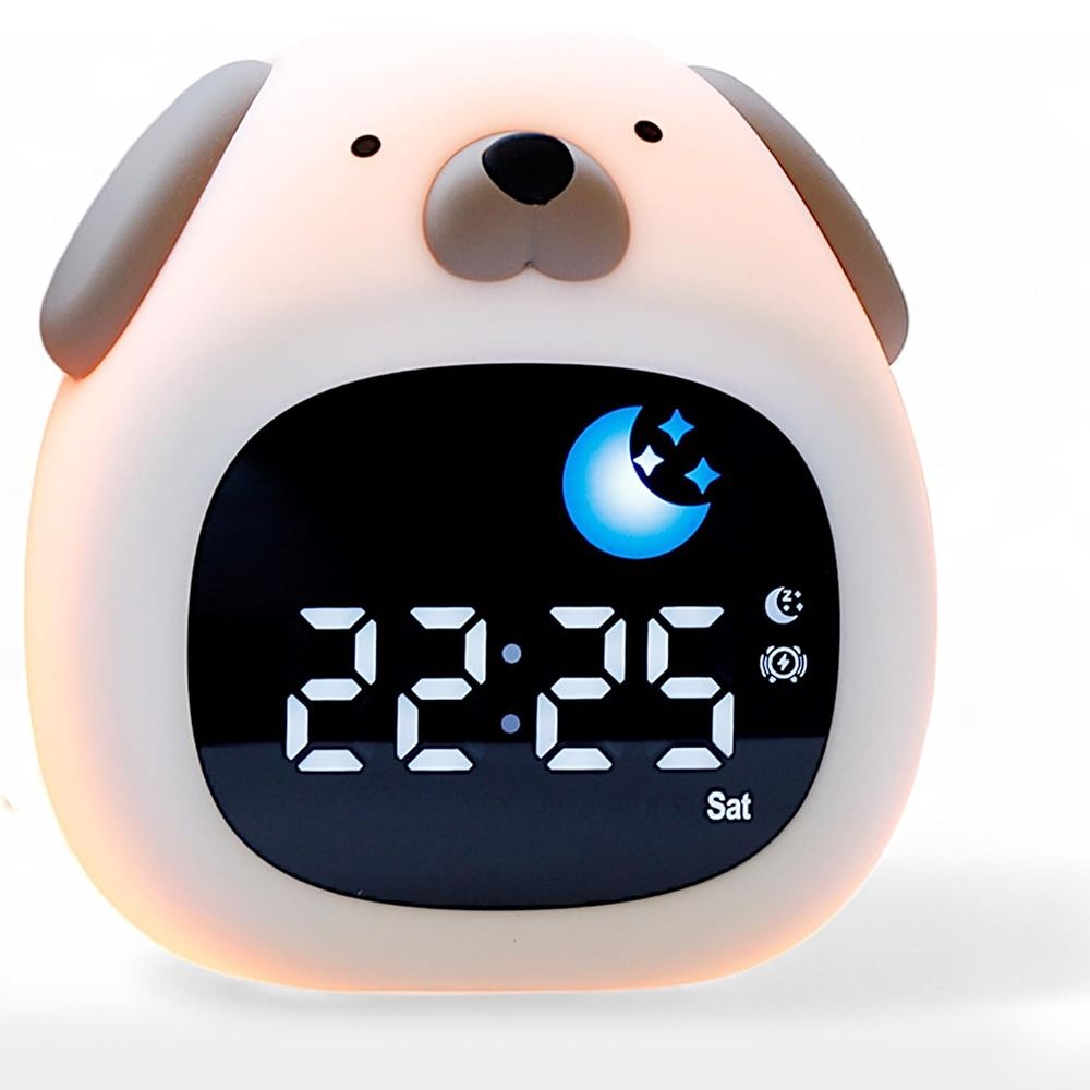 ساعة منبه جديدة مضيئة بتصميم ك - مراجعة Sound Sleep Trainer Clock وسعره