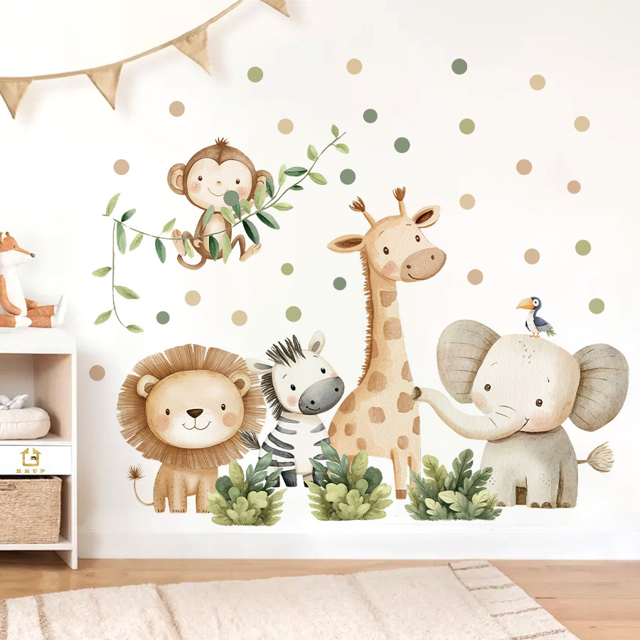 بوهو غابة الحيوانات ملصقات جدا - مراجعة Baby Nursery Elephant وسعره