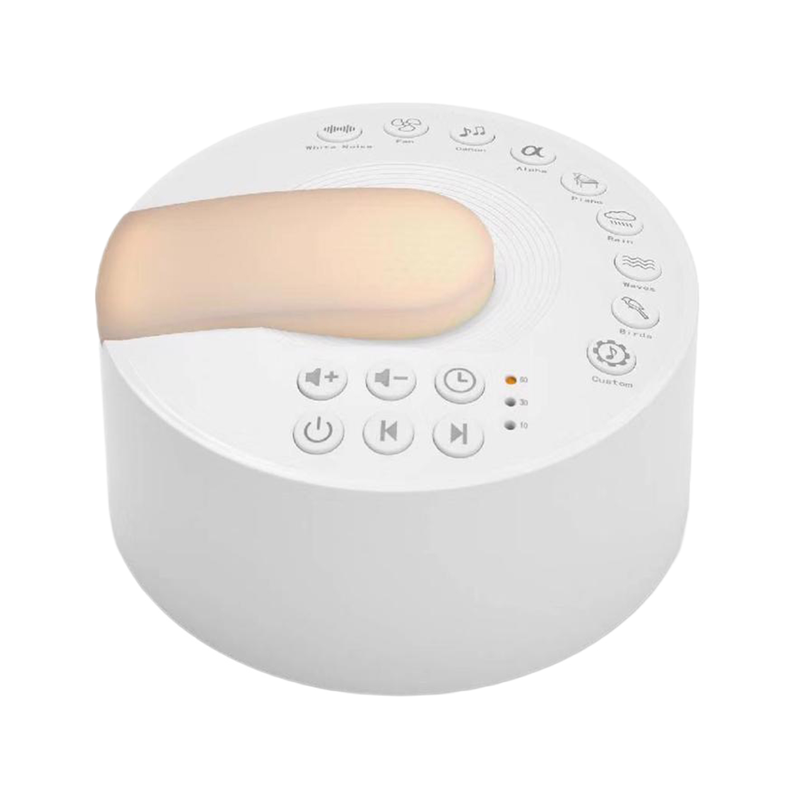 آلة الضوضاء البيضاء القابلة لإ - مراجعة Baby Sound Machine White وسعره