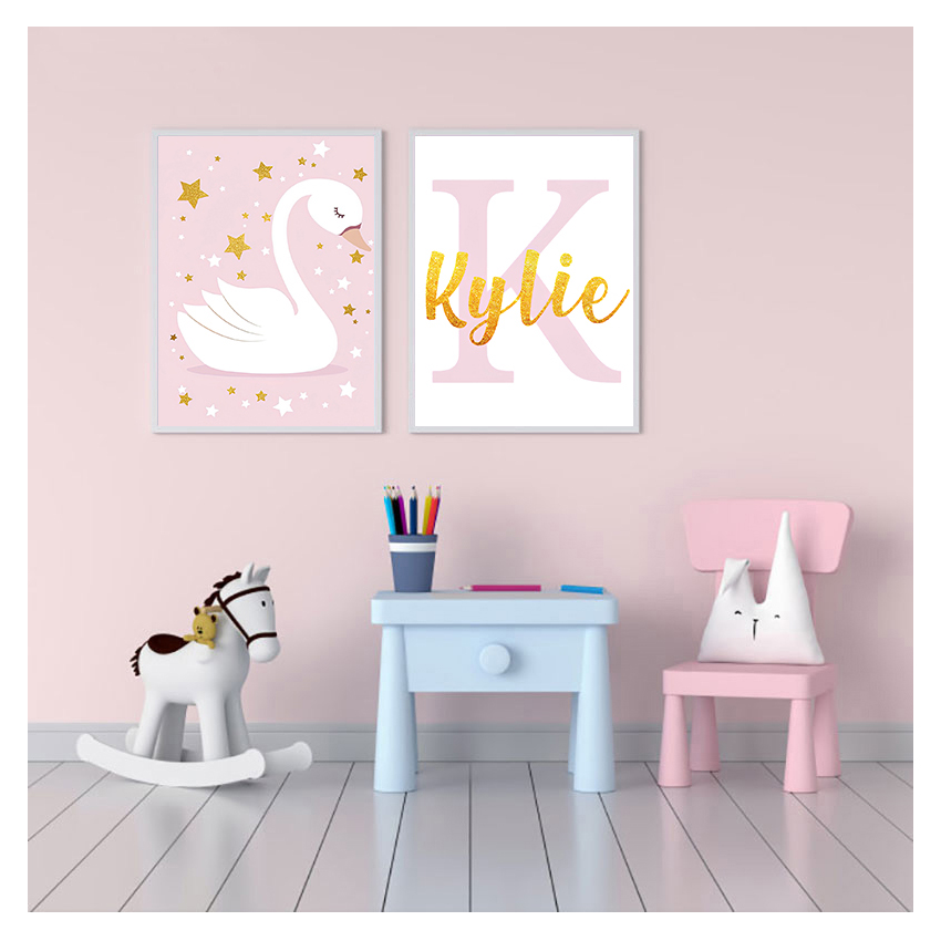 لوحة فنية جدارية مخصصة بالاسم، - مراجعة Baby Name Wall Art وسعره