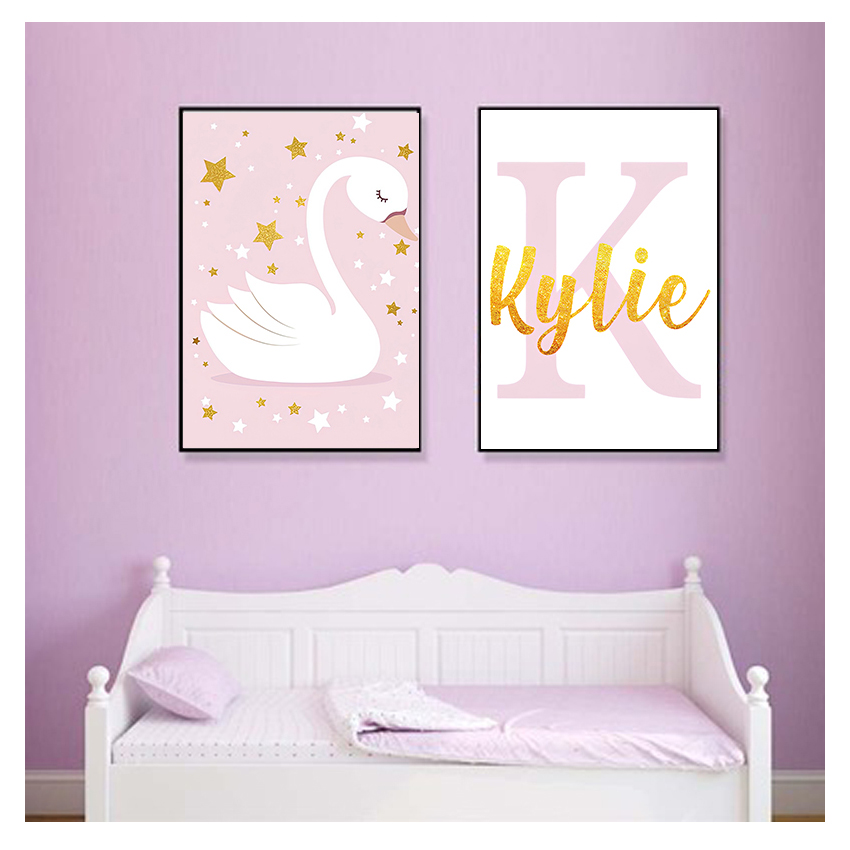 لوحة فنية جدارية مخصصة بالاسم، - مراجعة Baby Name Wall Art وسعره