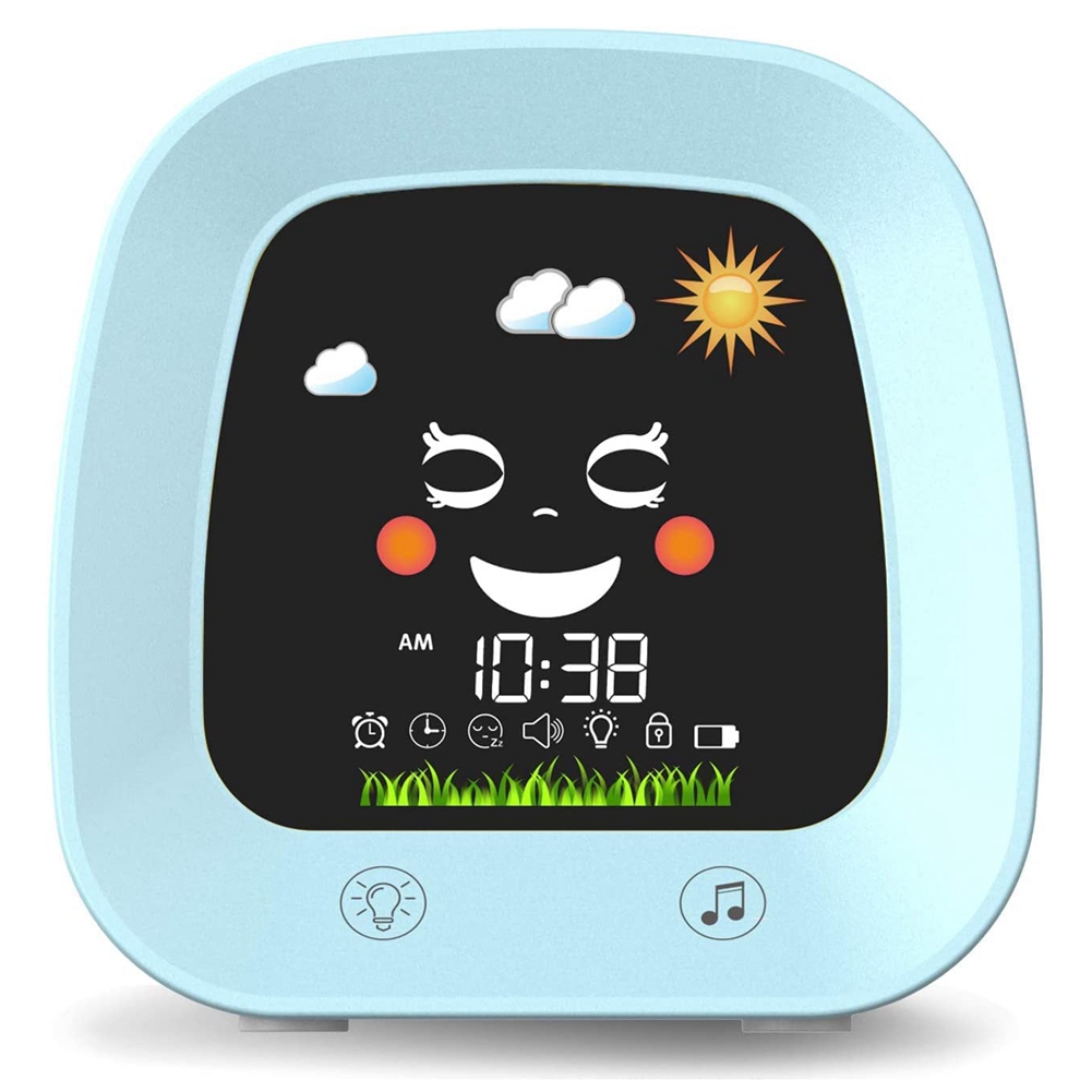 ساعة منبه A23E-1 للأطفال، ساعة - مراجعة Sound Sleep Trainer Clock وسعره