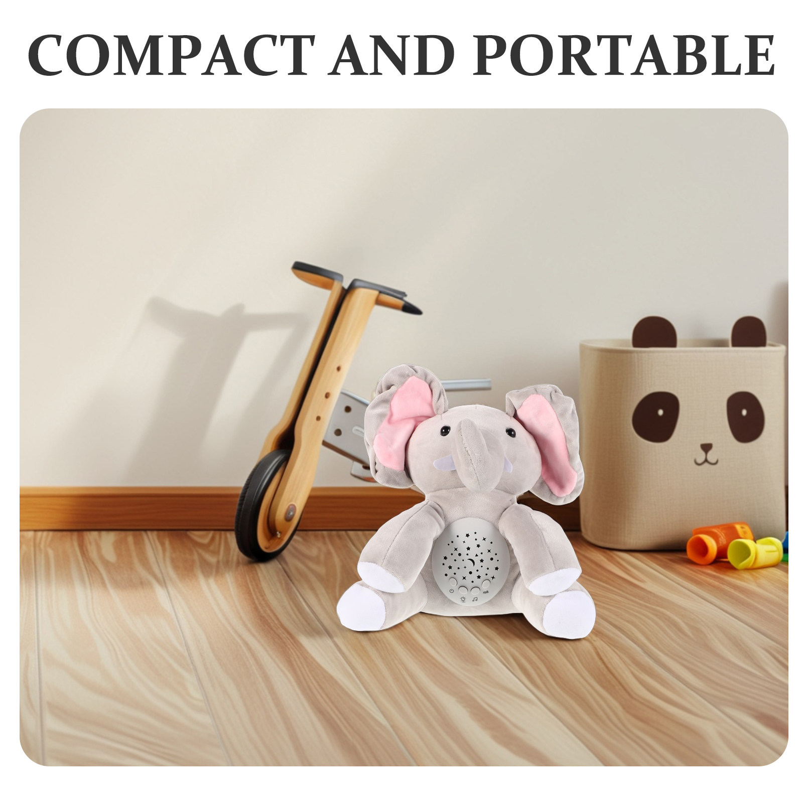 جهاز عرض ضوئي لمساعدة الأطفال  - مراجعة Baby Nursery Elephant وسعره