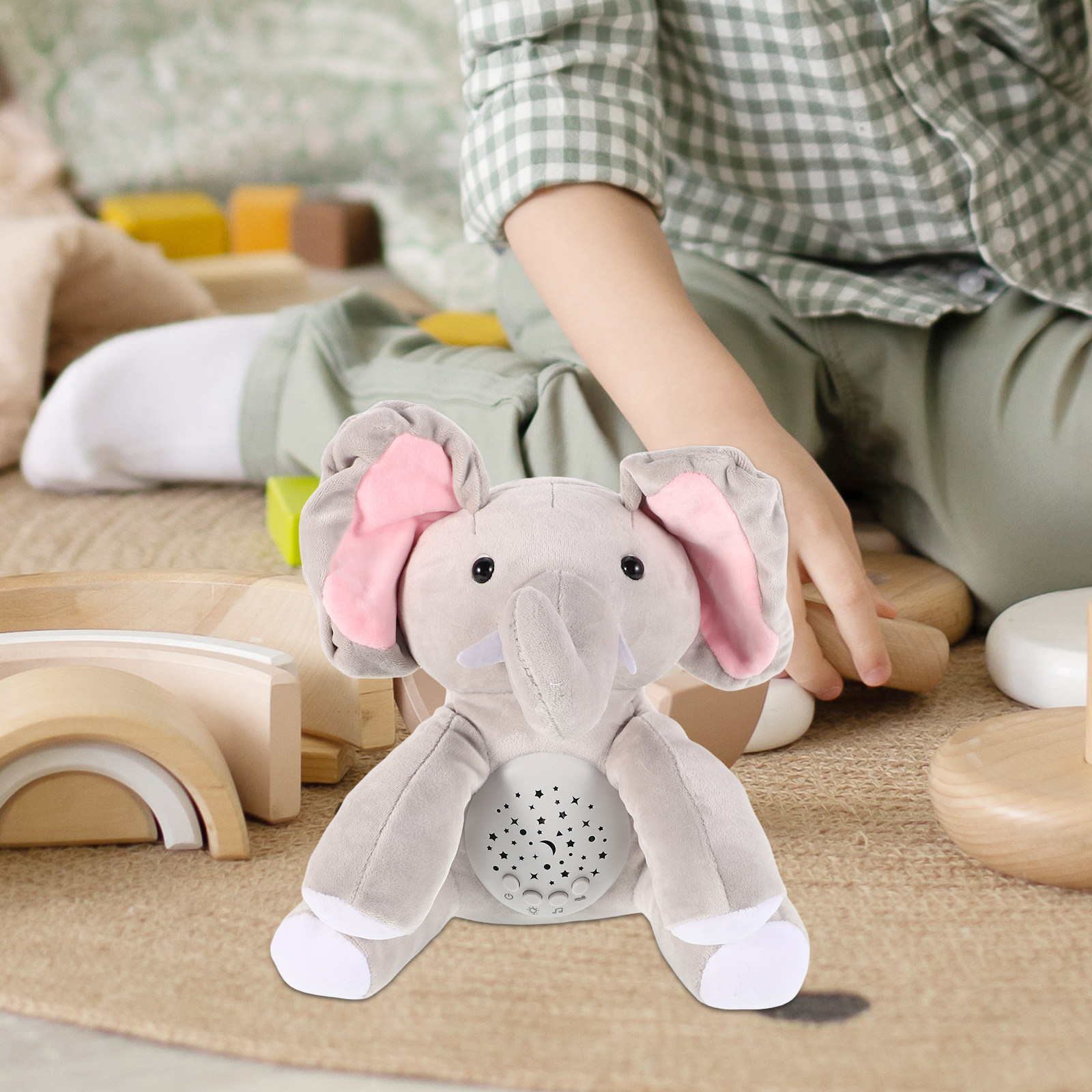 جهاز عرض ضوئي لمساعدة الأطفال  - مراجعة Baby Nursery Elephant وسعره