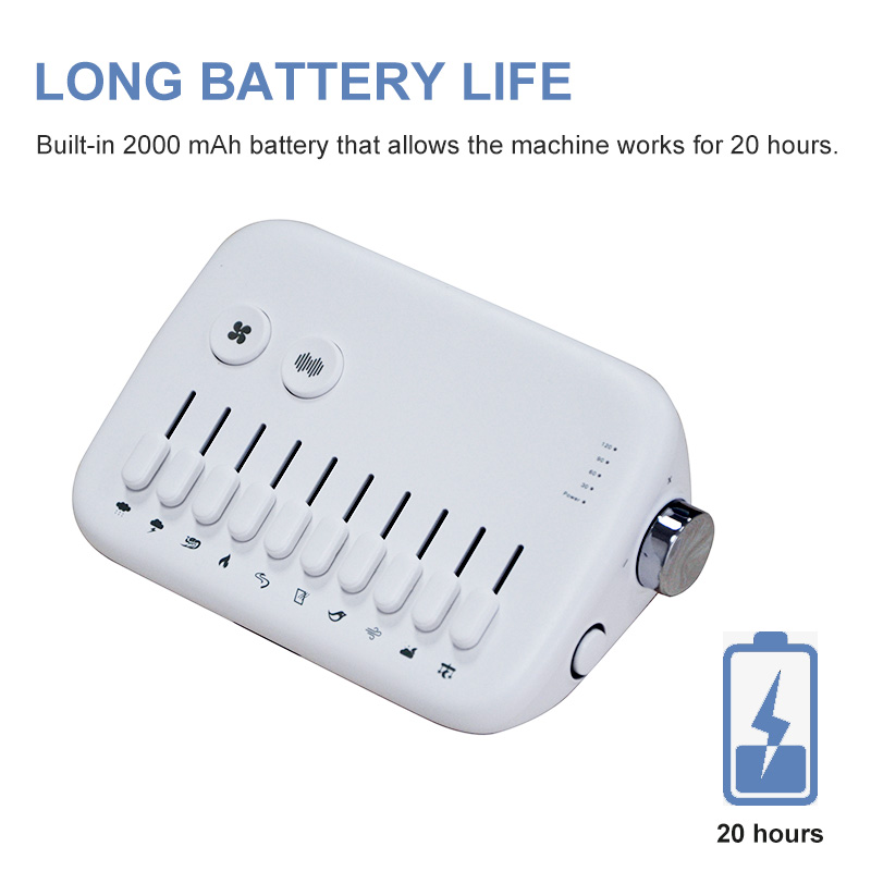 جهاز ضوضاء بيضاء قابل لإعادة ا - مراجعة Baby Sound Machine White وسعره