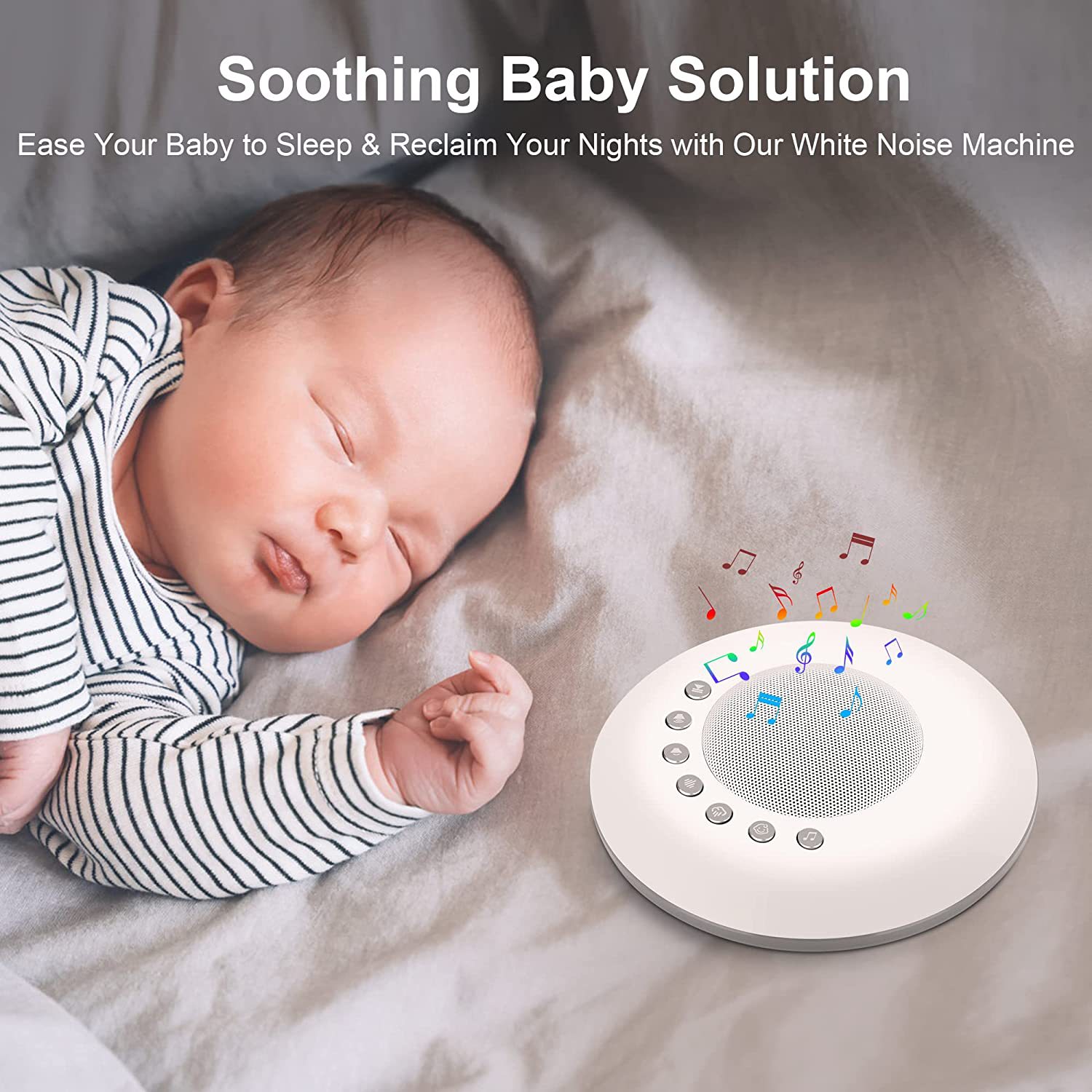 جهاز صوت الضوضاء البيضاء للأطف - مراجعة Baby Sound Machine White وسعره