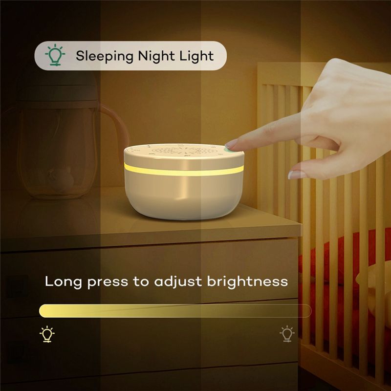 جهاز صوت محمول للنوم من ABXF-S - مراجعة Baby Sound Machine White وسعره