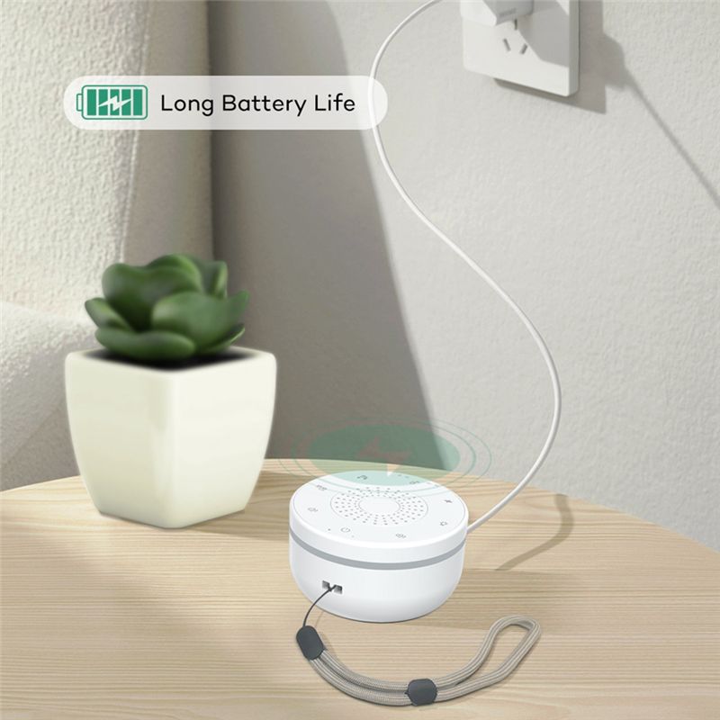 جهاز صوت محمول للنوم من ABXF-S - مراجعة Baby Sound Machine White وسعره