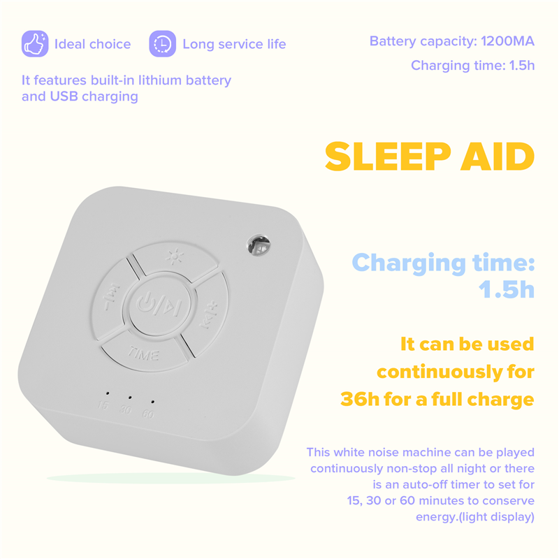 B84B-White آلة الضوضاء آلة صوت - مراجعة Baby Sound Machine White وسعره