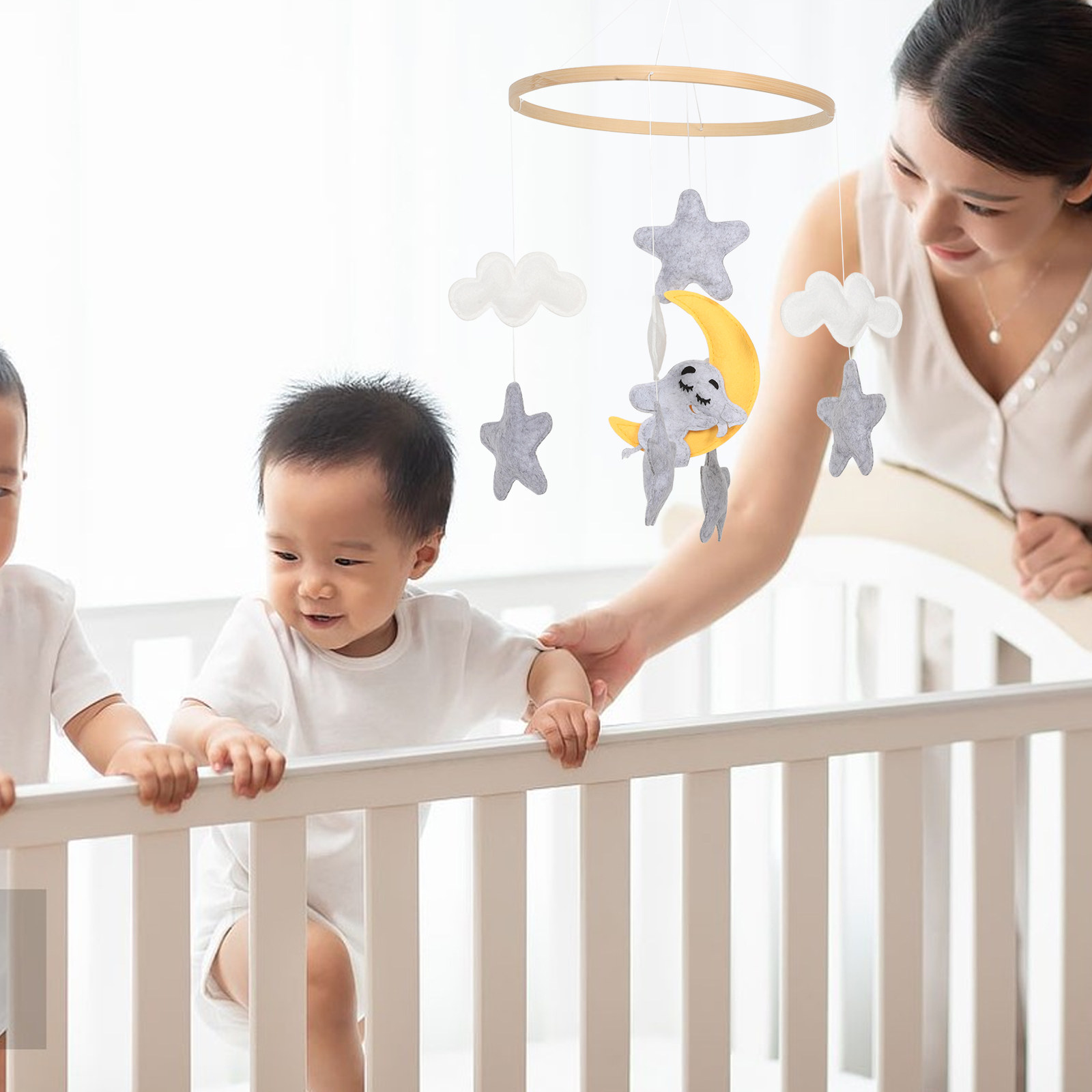 موبايل سرير أطفال من اللباد بت - مراجعة Baby Nursery Elephant وسعره