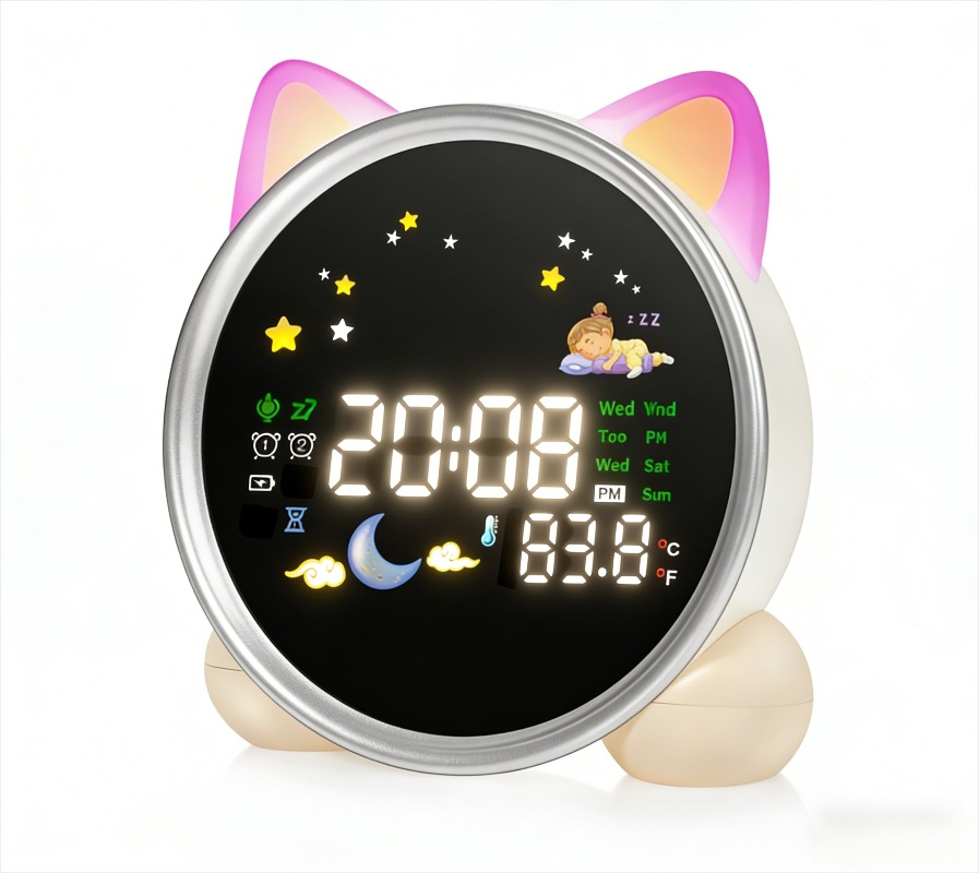 ساعة منبه للأطفال جاهزة للإيقا - مراجعة Sound Sleep Trainer Clock وسعره