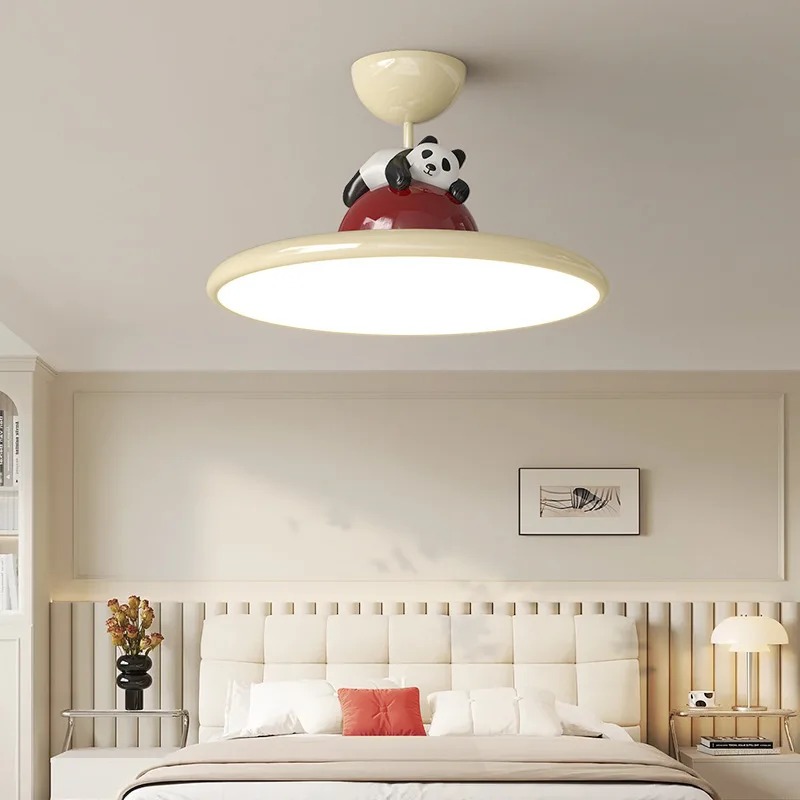 الكرتون كريم نمط الباندا LED ض - مراجعة Baby Nursery Ceiling Light وسعره