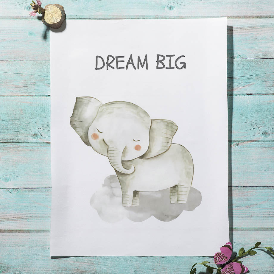 بالون الفيل، قوس قزح، القمر، ا - مراجعة Baby Nursery Elephant وسعره