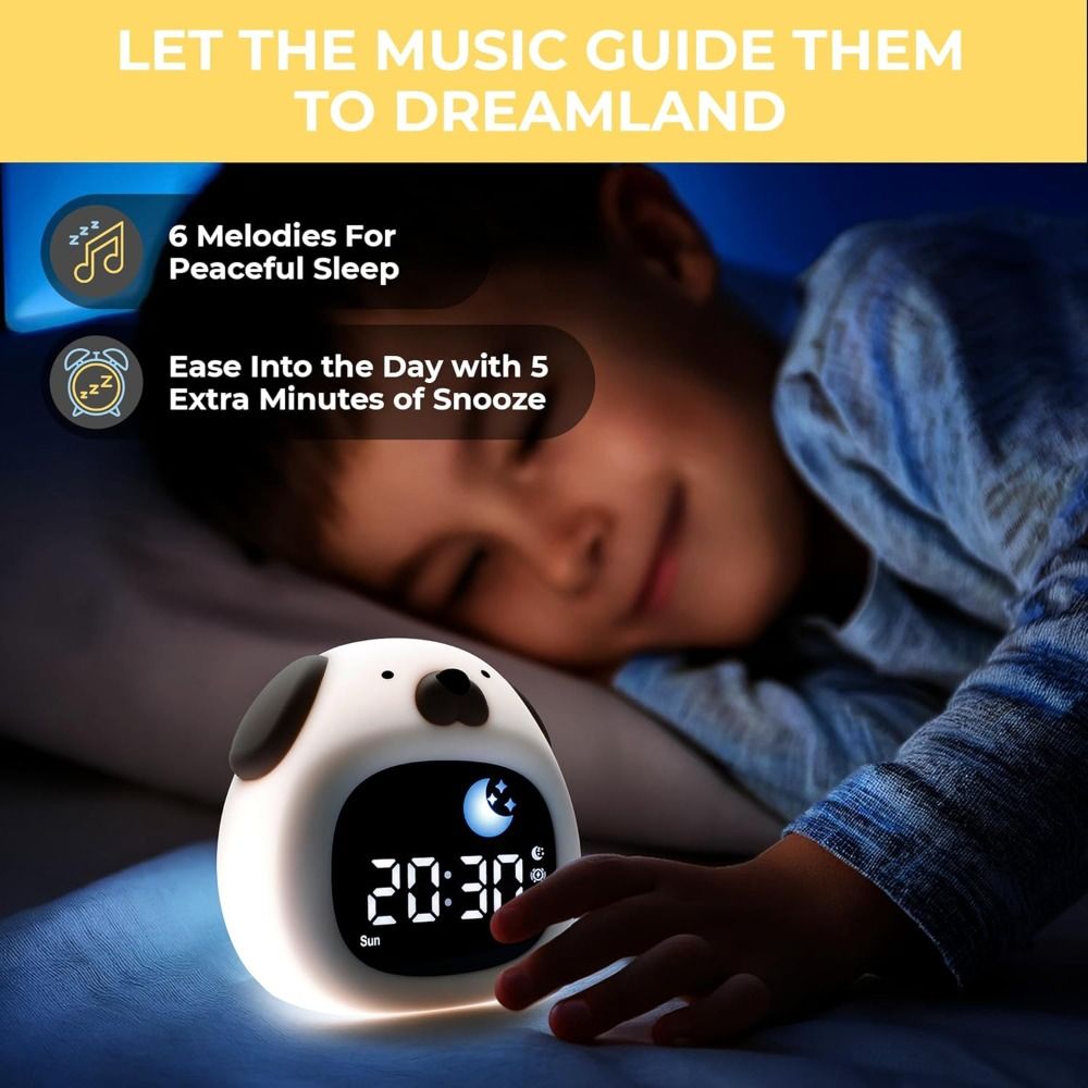 ساعة منبه جديدة مضيئة مع جهاز  - مراجعة Sound Sleep Trainer Clock وسعره