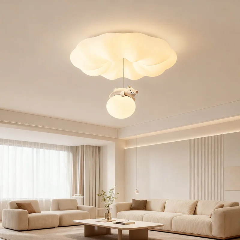 إضاءة سقف لطيفة على شكل سحابة  - مراجعة Baby Nursery Ceiling Light وسعره