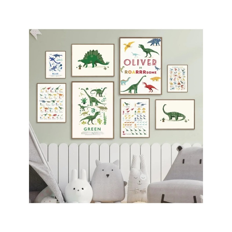 لوحات قماشية تعليمية للأرقام و - مراجعة Baby Name Wall Art وسعره