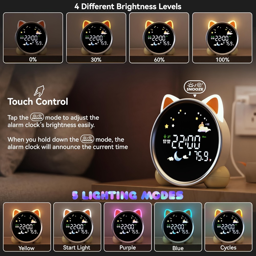 ساعة منبه للأطفال جاهزة للإيقا - مراجعة Sound Sleep Trainer Clock وسعره
