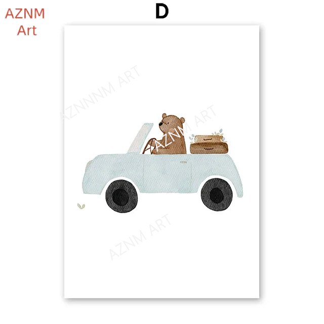 لوحات وصور قماشية لغرف الأطفال - مراجعة Baby Nursery Posters وسعره