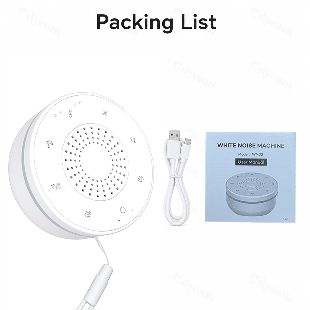 جهاز ضوضاء بيضاء للأطفال قابل  - مراجعة Baby Sound Machine White وسعره