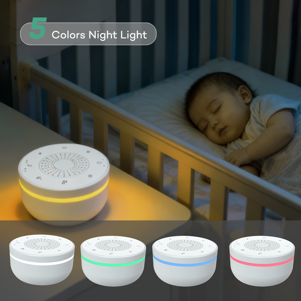 جهاز ضوضاء بيضاء للأطفال قابل  - مراجعة Baby Sound Machine White وسعره