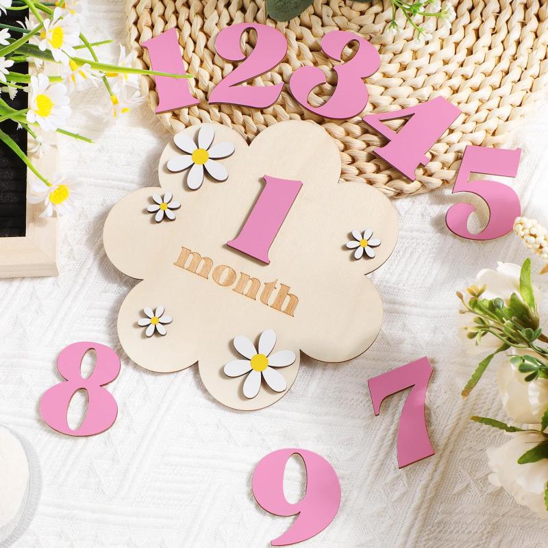 بطاقات معلم شهرية للأطفال الخش - مراجعة Milestone Card Set وسعره