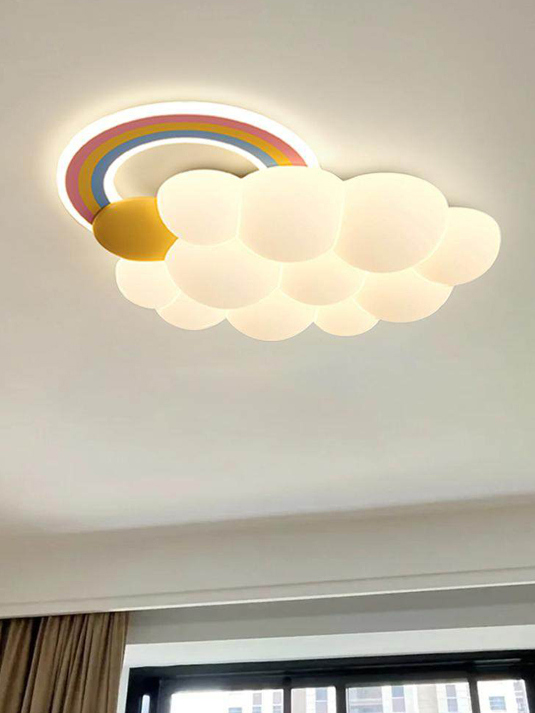 مصباح سقف عصري بتصميم قوس قزح  - مراجعة Baby Nursery Ceiling Light وسعره