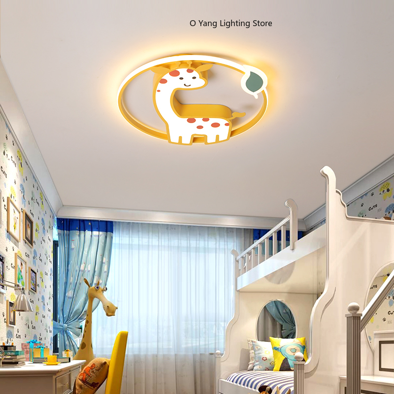 مصباح سقف LED مصمم بشكل زرافة  - مراجعة Baby Nursery Ceiling Light وسعره