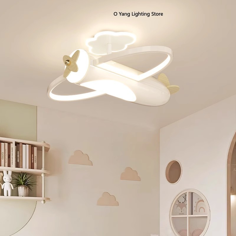 كريم نمط طائرة أضواء السقف LED - مراجعة Baby Nursery Ceiling Light وسعره